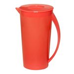 Jarra Fresc 2,5L Coral em Policarbonato Linha Tendências Vemplast Frente
