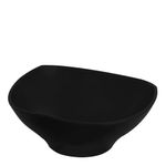 Bowl Flowers 1,5L Preto em Policarbonato Linha Profissional Cook Vemplast Frente