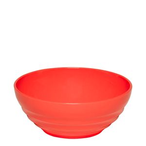 Bowl Oriental Redonda 500ml Coral em Polipropileno Linha Tendência VEM