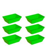 Conjunto de Travessa Stillo 2L 6 Peças Verde em Polipropileno Linha Tropical Vemplast