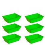 Conjunto de Travessa Stillo 2L 6 Peças Verde em Polipropileno Linha Tropical Vemplast