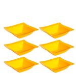 Conjunto de Saladeira Moove 2L 6 peças Amarelo em Polipropileno Linha Tropical Vemplast