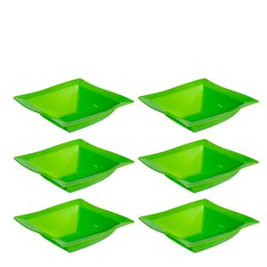 Conjunto de Saladeira Moove 2L 6 peças Verde em Polipropileno Linha Tropical VEM