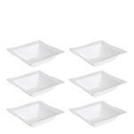 Conjunto de Saladeira Moove 2L 6 peças Branco em Polipropileno Linha Tropical Vemplast