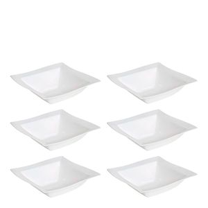 Conjunto de Saladeira Moove 2L 6 peças Branco em Polipropileno Linha Tropical VEM