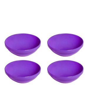 Conjunto de Sopeira Cheff 350ml 4 Peças Roxo em Polipropileno VEM