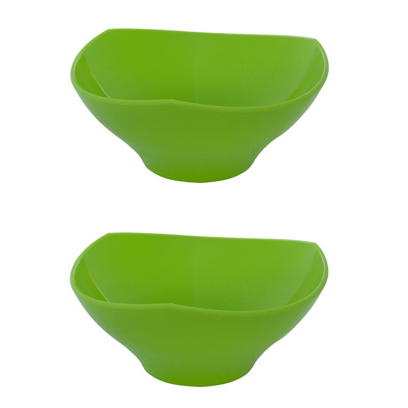 Conjunto-Bowl-Flowers-15L-Verde-com-2-Pecas-em-Polipropileno-Linha-Tropical-VEM-Still