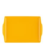 Bandeja Square Retangular 23x35 Amarela em Polipropileno Linha Tropical Vemplast 4