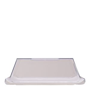 Bandeja Coffee Retangular Com Tampa 15x30 Branca em Policarbonato Linha Profissional Cook VEM