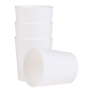 Conjunto de Copos Fresc 350ml 4 Peças Branco em Polipropileno Linha Tropical VEM