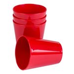 Conjunto de Copos Fresc 350ml 4 Peças Vermelho em Polipropileno Linha Tropical Vemplast 5