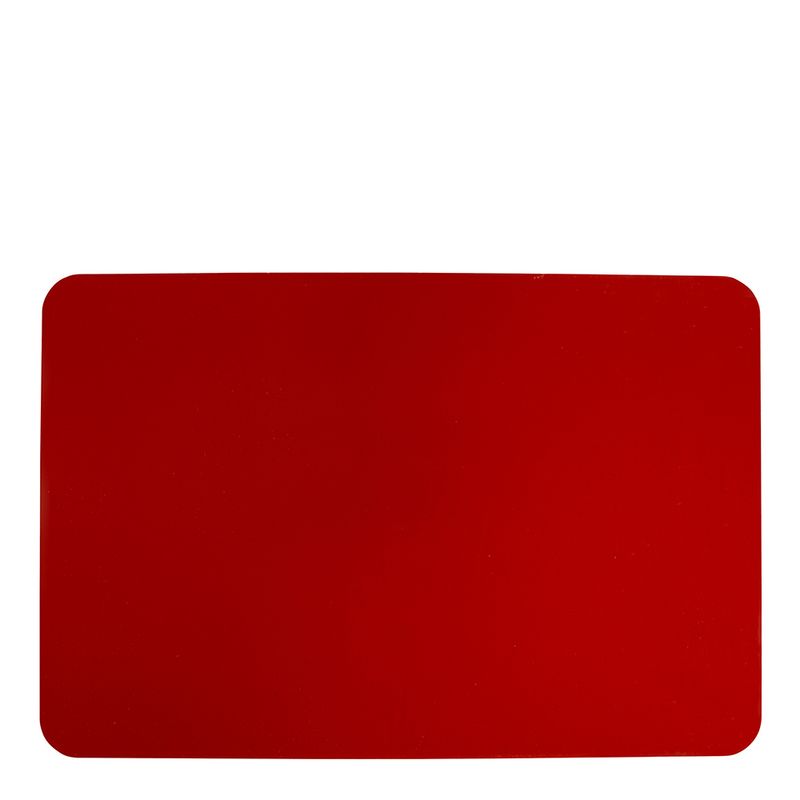 Tapete de Silicone Culinário Quadrado 40x60 Vermelho em Silicone Linha Prepare Vemplast