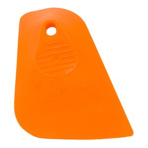 Espátula de Confeitaria 12,5x9cm Laranja em Silicone Linha Prepare VEM