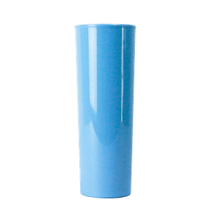 Copo Long Drink Slim 300ml Azul em Polipropileno Linha Tendência VEM