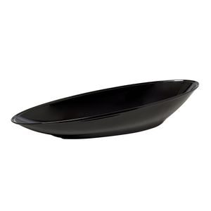 Saladeira Oval 60cm Preta em Policarbonato Linha Profissional Cook VEM