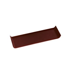 Bandeja Coffee Retangular 15x30 Marron em Policarbonato Linha Tropical VEM