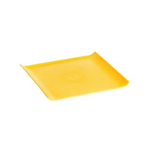 Bandeja Servir Quadrada 30x30 Amarela em Polipropileno Linha Tropical VEM
