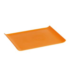 Bandeja Servir Quadrada 30x45 Laranja em Polipropileno Linha Tropical VEM