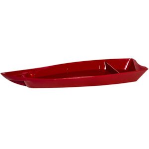 Barca Sushi 3,5L Vermelha em Policarbonato Linha Profissional Cook VEM
