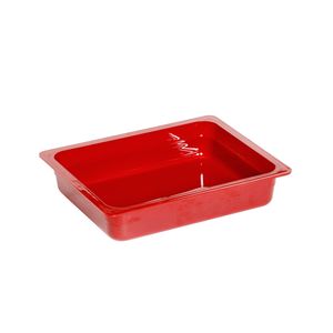 Cuba GN 1/2 Cozinha 65mm Vermelha em Polipropileno Linha Tropical VEM