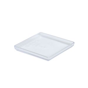 Prato Square Quadrado 13,5x13,5 Natural em Policarbonato Linha Profissional Cook VEM