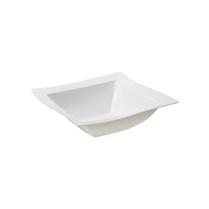 Saladeira Moove Quadrada 800ml Branca em Polipropileno Linha Tropical VEM