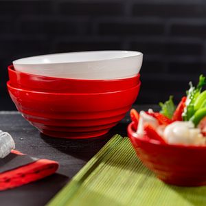 Bowl Oriental Redonda 1,2L Amarela Clara em Polipropileno Linha Tendência VEM