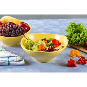 Bowl Flowers 1,5L Laranja em Polipropileno Linha Tropical VEM
