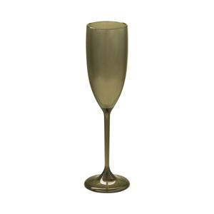 Taça de Champanhe 150ml Fumê em Policarbonato Linha Tendências VEM