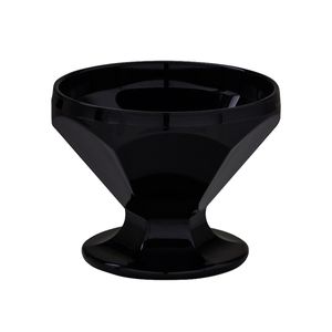 Taça Caribe de Sobremesa 150ml Preta em Polipropileno Linha Tropical VEM
