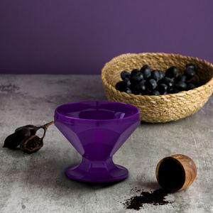 Taça Caribe de Sobremesa 150ml Roxa em Polipropileno Linha Tropical VEM