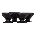 Conjunto-de-Taca-de-Sobremesa-Caribe-150ml-4-Pecas-Preto-em-Polipropileno-Linha-Tropical