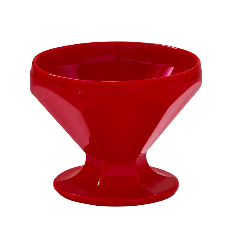 Taca-Paris-de-Sobremesa-150ml-Vermelha-em-Policarbonato-Linha-Profissional-Cook