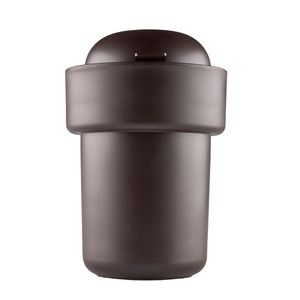 Lixeira Banheiro Unique 5 Litros Marrom Resistente Polipropileno