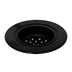 Ralo De Pia Facility Silicone 12cm x 7cm Preto