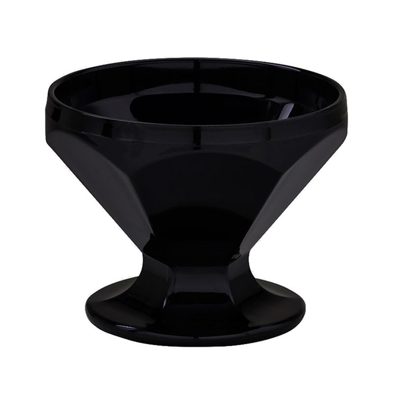 Taca-Paris-de-Sobremesa-150ml-Preta-em-Policarbonato-Linha-Profissional-Cook
