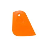 Espatula-de-Confeitaria-125x9cm-Laranja-em-Silicone-Linha-Prepare