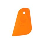 Espatula-de-Confeitaria-125x9cm-Laranja-em-Silicone-Linha-Prepare