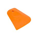 Espatula-de-Confeitaria-125x9cm-Laranja-em-Silicone-Linha-Prepare