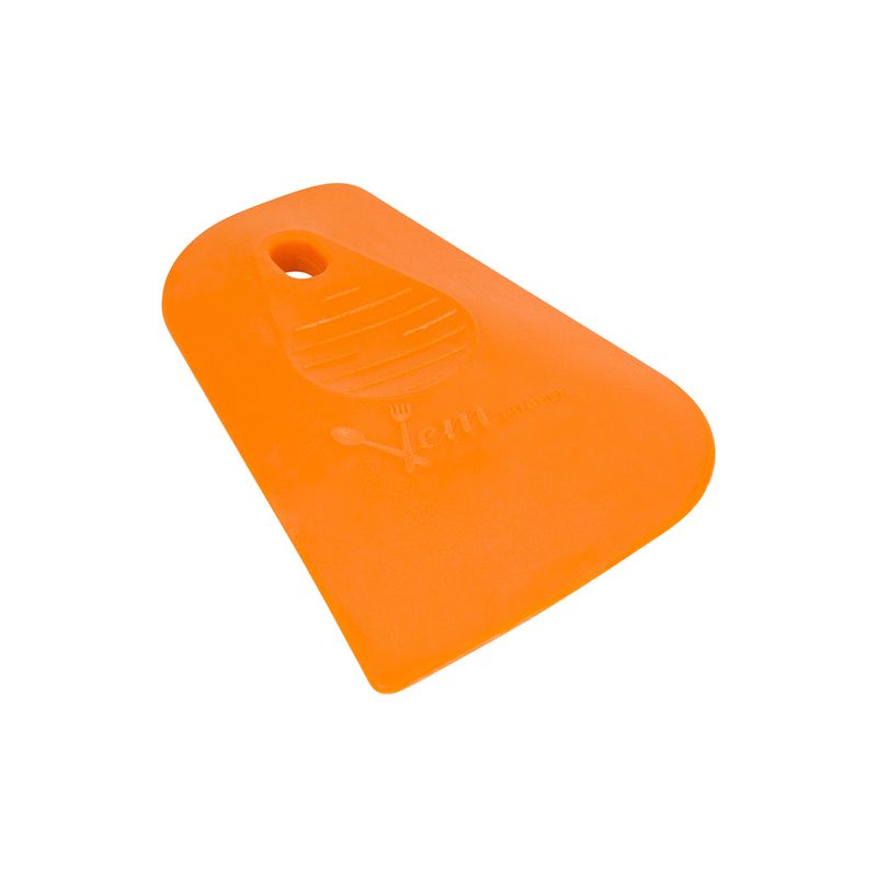 Espatula-de-Confeitaria-125x9cm-Laranja-em-Silicone-Linha-Prepare