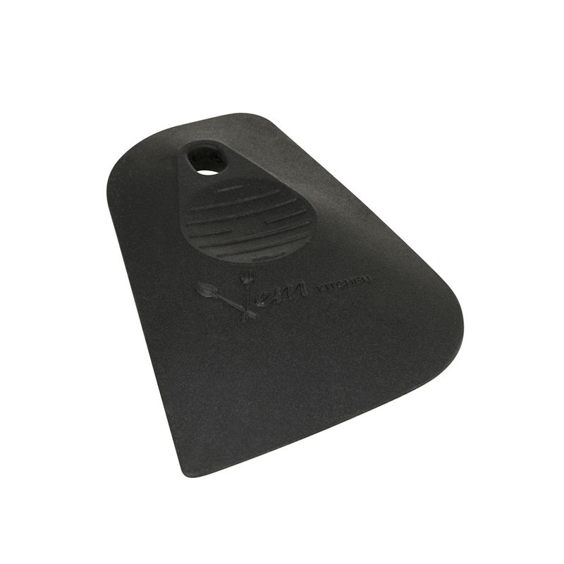 Espatula-de-Confeitaria-125x9cm-Preta-em-Silicone-Linha-Prepare