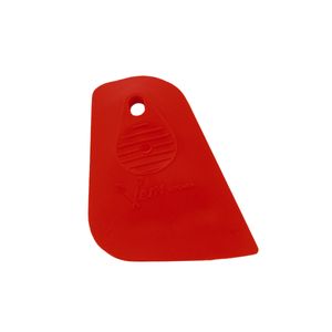Espátula de Confeitaria 12,5x9cm Vermelha em Silicone Linha Prepare VEM