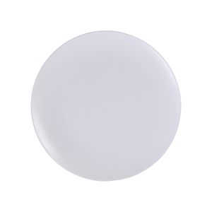 Prato Elegance Redondo 30cm Branco em Policarbonato Linha Profissional Cook VEM