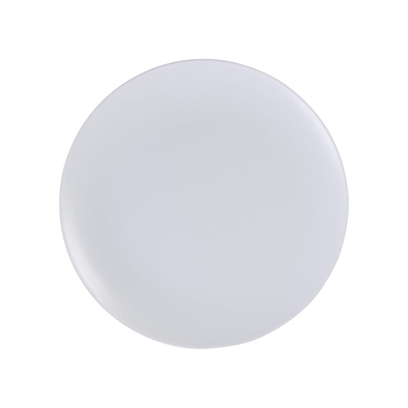 Prato-Elegance-Redondo-30cm-Branco-em-Policarbonato-Linha-Profissional-Cook
