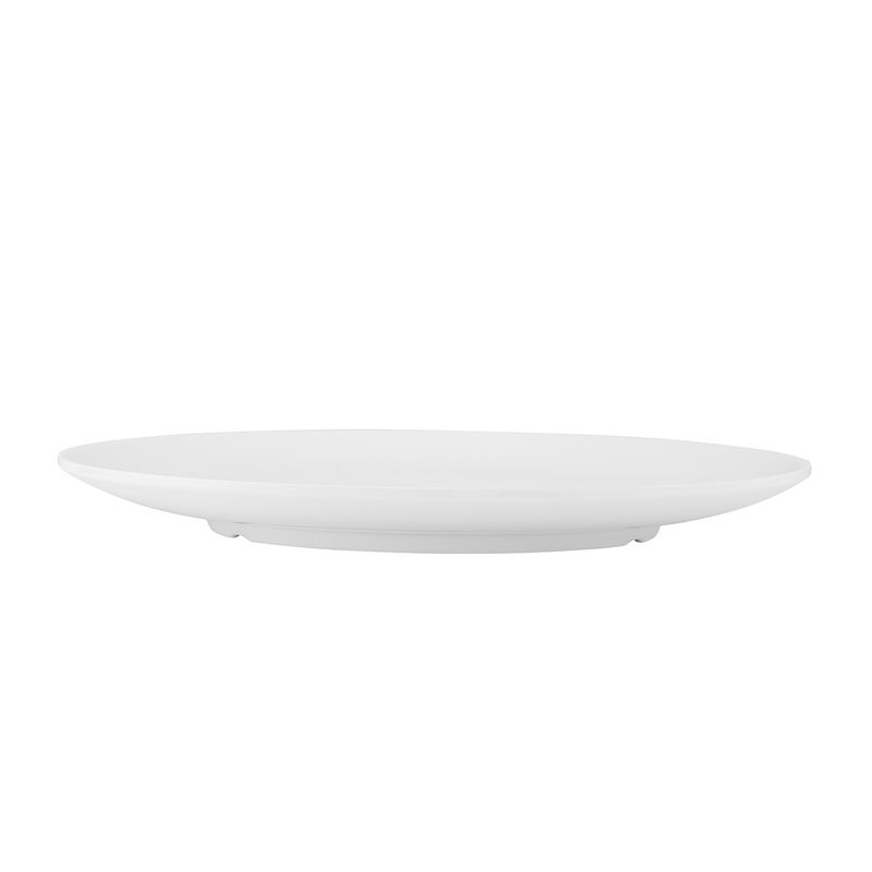 Prato-Elegance-Redondo-30cm-Branco-em-Policarbonato-Linha-Profissional-Cook