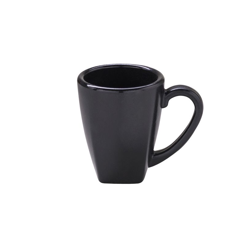 Xicara-Elegance-Para-Cafe-80ml-Preta-em-Policarbonato-Linha-Profissional-Cook