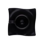 Xicara-Elegance-Para-Cafe-Com-Pires-80ml-Preta-em-Policarbonato-Linha-Profissional-Cook
