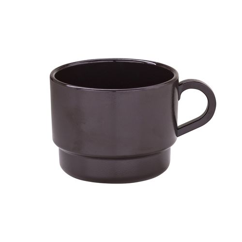 Xícara Para Chá Elegance 250ml Marrom em Polipropileno