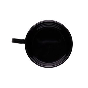 Xícara Para Chá Elegance 250ml Preta em Polipropileno