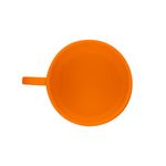 Xicara-Para-Cha-250ml-Laranja-em-Polipropileno-Linha-Elegance-